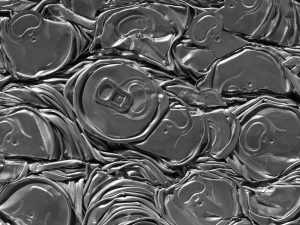 Aluminum cans recycled scrap metal