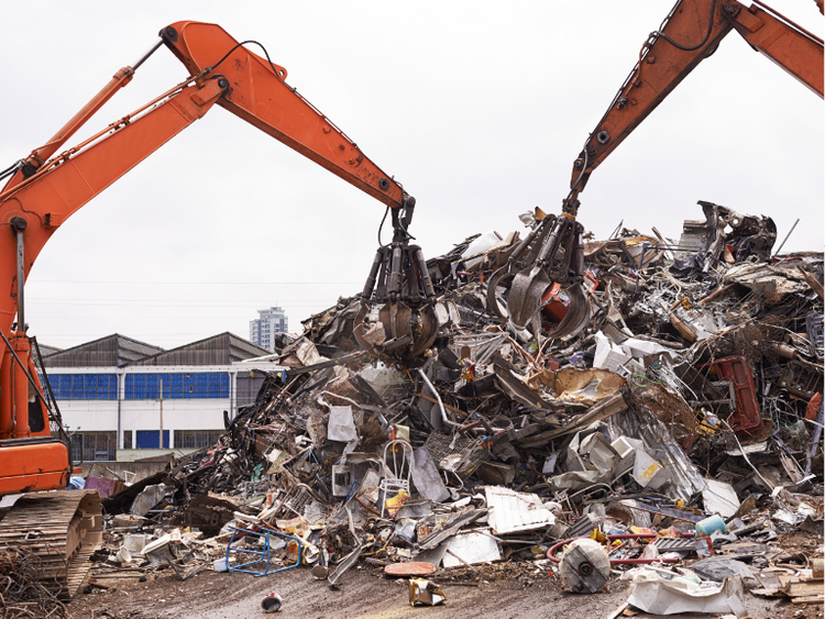 scrap yard ferrous